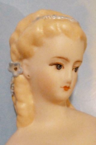 Vintage Doll Head Shoulder Plate 4 " Ooak - Pin Cushion 3 "