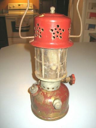 Vintage Agm American Gas Machine Gas Camping Lantern Model 2570 Sun Flame