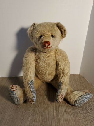 Antique Vintage Jointed Mohair Teddy Bear