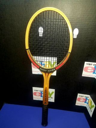 Vintage Dunlop Maxply Mcenroe Wooden Tennis Racket 4 1/2 Grip Awesome