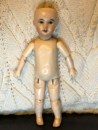 Adorable Antique Composition French Sfbj 12 Inch Cabinet Size Doll