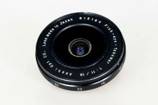 Asahi Pentax 18mm 11 Fish Eye Takumar Lens M42 Screwmount Lomo Lomography