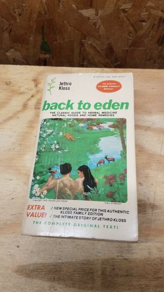 Back To Eden Jethroe Kloss Vintage Paperback