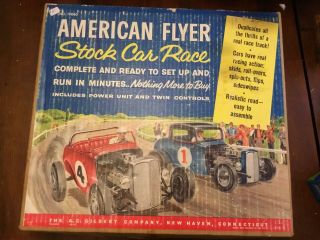 Vintage A.  C.  Gilbert American Flyer No.  19060 Stock Car Race