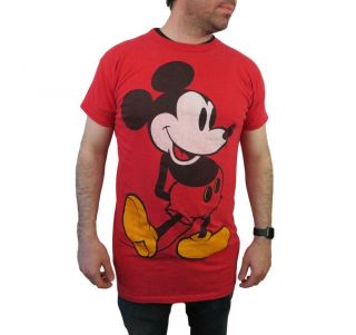 Vintage Disney Mickey Mouse Nightgown T Shirt Large Xl Long 50/50 Womens Mens
