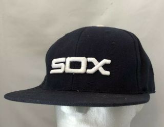 Vintage Chicago White Sox Hat Cap Fitted 7 1/2 American Needle Cooperstown