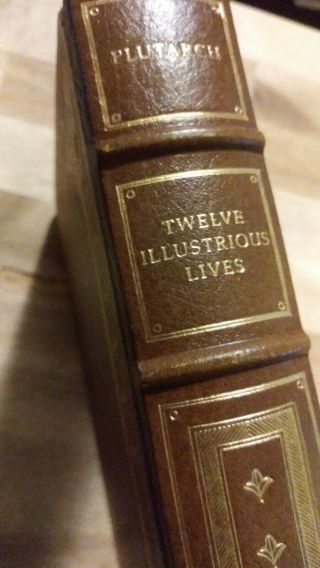 Plutarch 12 Illustrious Lives Dryden Franklin Library Leather 100 Greatest Books