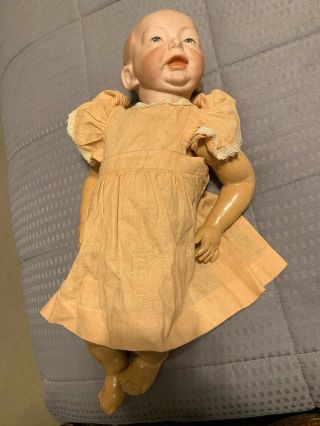 Antique German Bisque 100 Kammer Reinhardt Kaiser Character Baby Doll 14 " K R