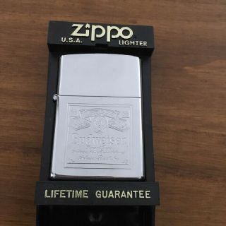 Zippo Lighter Engraved Budweiser King Of Beers Zippo Iiv Bradford Made In Usa