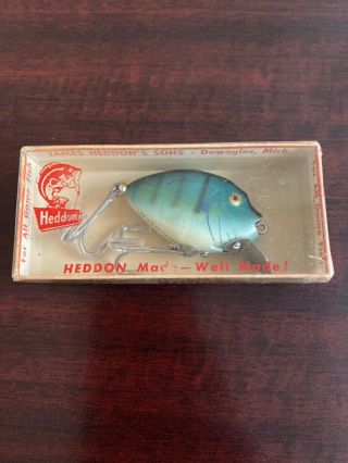 Vintage Heddon 9630 Bgl Punkinseed Fishing Lure With Correct Box Tackle Box