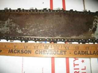 VINTAGE HOMELITE CHAINSAW MODEL C - 51 BAR AND CHAIN 20 