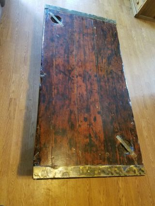 Antique Wwii Liberty Ship Hatch Door Coffee Table