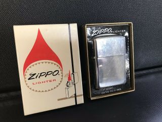 Vintage 1973 Zippo Lighter No 250 High Polish Chrome