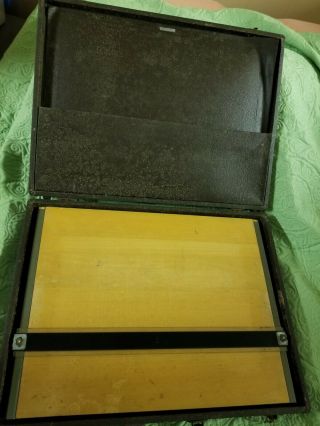 Vintage Mayline Drafting Table 20x15” Solid Wood Portable Carry Case