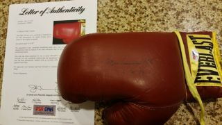 Vintage Muhammad Ali Signed Auto Psa/dna Boxing Glove Cassius Clay Autograph