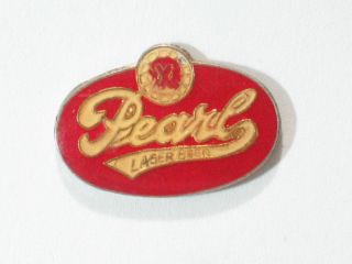 Vintage Pearl Lager Beer Pin