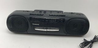 Vintage Panasonic Rx - Ft530a Am/fm Stereo Radio Dual Cassette Record Line In