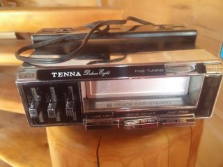 Vintage Tenna 8 Track Tape Player Car Stereo Audio Mobile