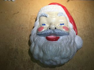 Vtg.  1968 Empire Santa Clause Face Blow Mold