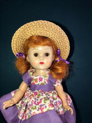 Vintage Vogue Ginny Doll in her Medford Tagged Tiny Miss Dress 2
