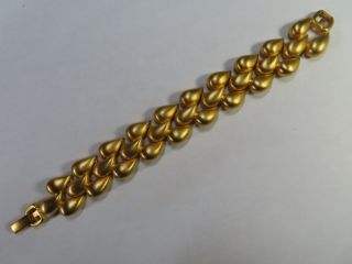 Vintage Givenchy Gold Tone Bracelet 7 1/4 "