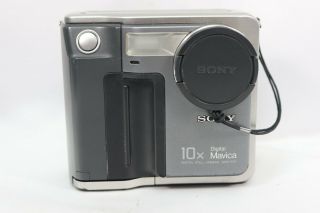 Sony 10x Digital Mavica Still Camera Mvc - Fd7 With Disc Vintage