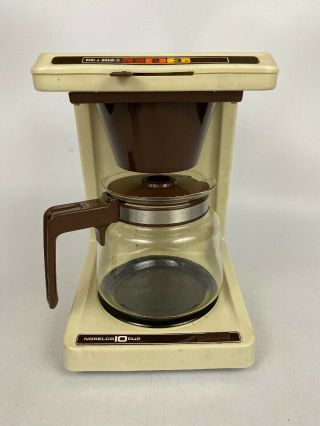 Vintage Norelco Dial - A - Brew Ii - 10 Cup Coffee Maker - & Hb - 5185