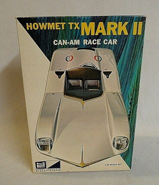 Look 1960`s Mpc Howmet Tx Mark 11 Can - Am Race Car Unbuilt 1/25 Model Kit
