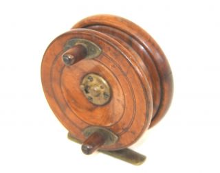 3.  1/2 " Sheffield Shallow Spool Vintage Fishing Reel With Slater Latch Very Fine