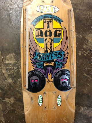Vintage 1978 Dogtown Wes Humpston OG Pig Skateboard Deck 2