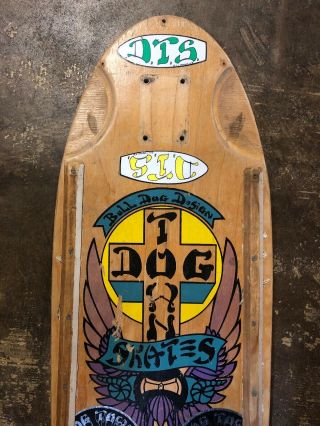 Vintage 1978 Dogtown Wes Humpston OG Pig Skateboard Deck 3