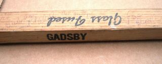 Detroit Red Wings Bill Gadsby 4 Game Stick Signed By 16 - Gordie Howe