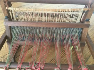 Antique Peacock Table Loom in perfect order 3