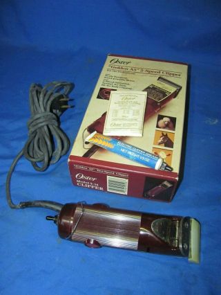 Vintage Oster Golden A5 Two - Speed Clippers