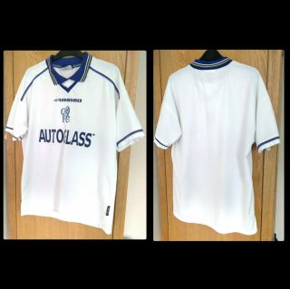 Chelsea Fc 1998/2000 Ultra Rare Iconic Football Shirt Umbro Vintage