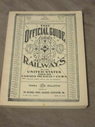 The Official Guide Of The Model Railways January1974 39th Year No.  6