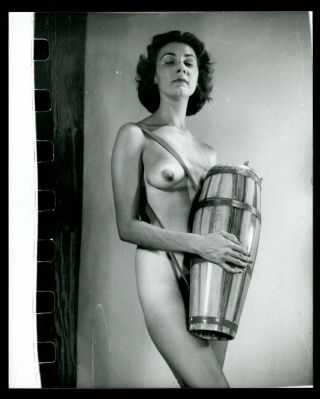 Vintage Pinup Studio Photo 1950s By Harry Amdur Modernage Studio Nyc (nudes)