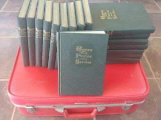 2 Vintage 1956 Hymns Praise Service Hymnal Rodeheaver Song Music Antique Books