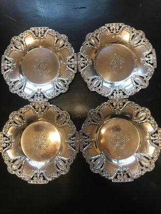 Dominick & Haff Sterling Silver Set Of 6 - 5” Plates And 5 - Matching 4” Plates