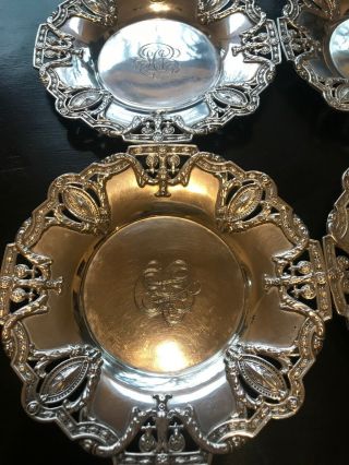 Dominick & Haff Sterling Silver Set Of 6 - 5” Plates And 5 - matching 4” Plates 2