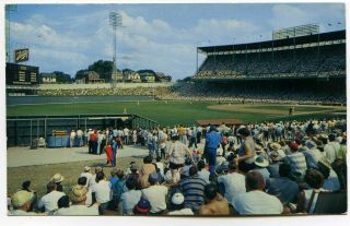 Vintage 1958 Pm Municipal Stadium Kansas City Athletics Postcard Pc 17100 A 