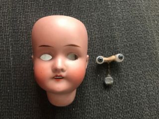 Antique Germany Doll w/ Porcelain Head Composition Body As Found SIGNED rare 2