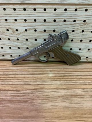 Rare Vintage Old Coibel Luger Made In Spain Single Action Trigger Pistol Cap Gun
