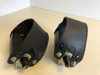 VINTAGE SCHWINN EXERCISER STATIONARY BICYCLE BIKE FOOT PEDALS LEFT RIGHT 3