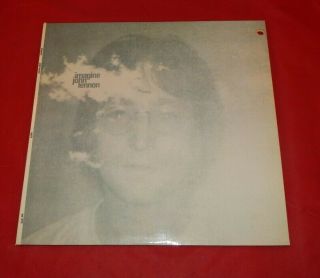 Vintage John Lennon,  Imagine Lp & Poster (1971 Apple Records Sw - 3379)