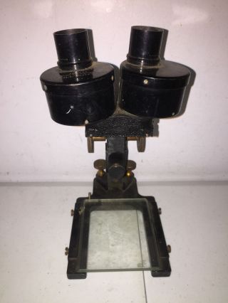 Antique Vintage Bausch & Lomb Dissecting Microscope