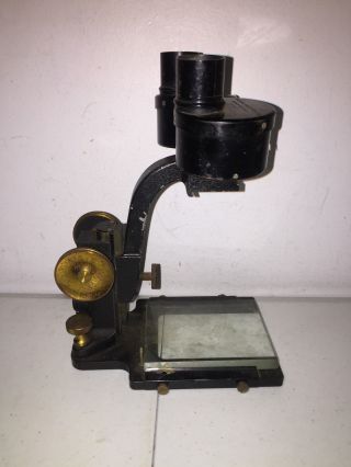 Antique Vintage Bausch & Lomb Dissecting Microscope 2