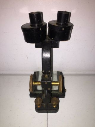 Antique Vintage Bausch & Lomb Dissecting Microscope 3