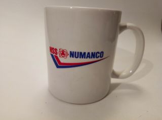 Nss Numanco Nuclear Power Station Coffee Cup/mug Atomic Energy Plant Vintage Mug
