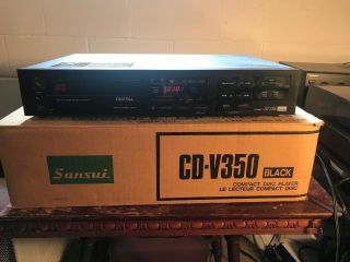 Vintage Sansui Cd - V350 Single Disc Cd Player Great